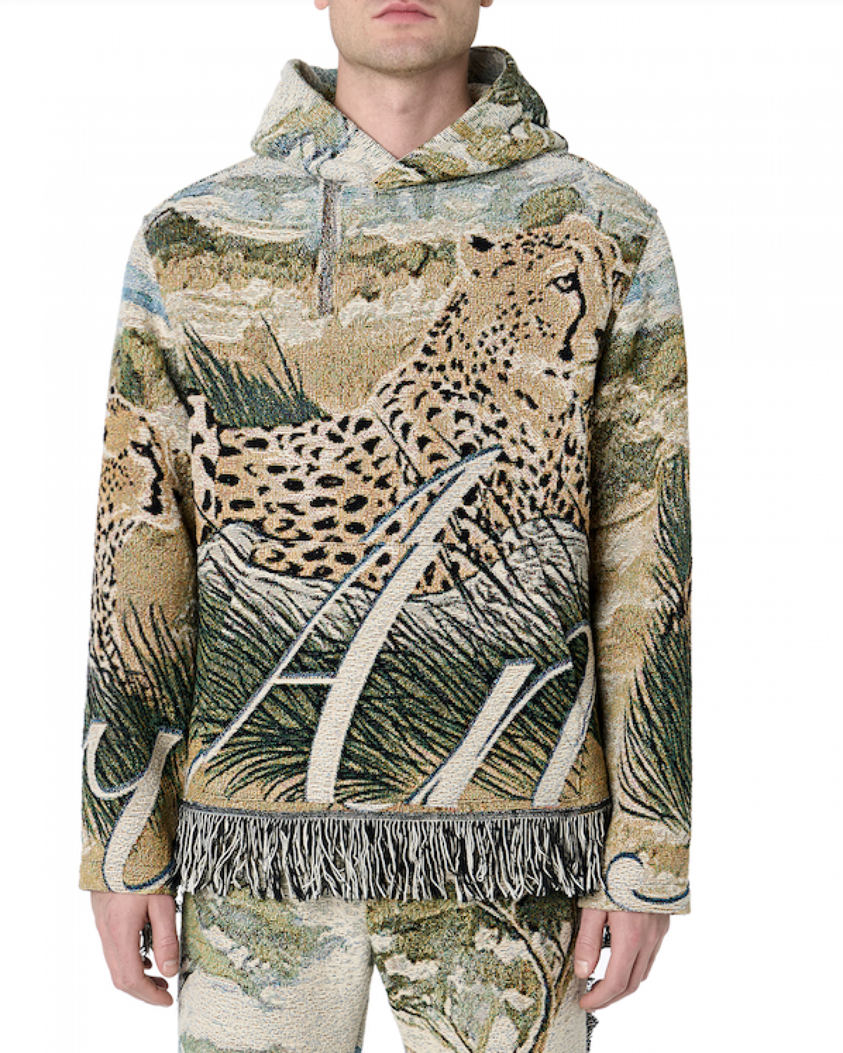CHEETAH TAPESTRY HOODIE