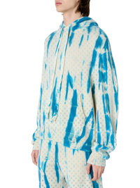VERTICAL STREAK TIE DYE HOODIE