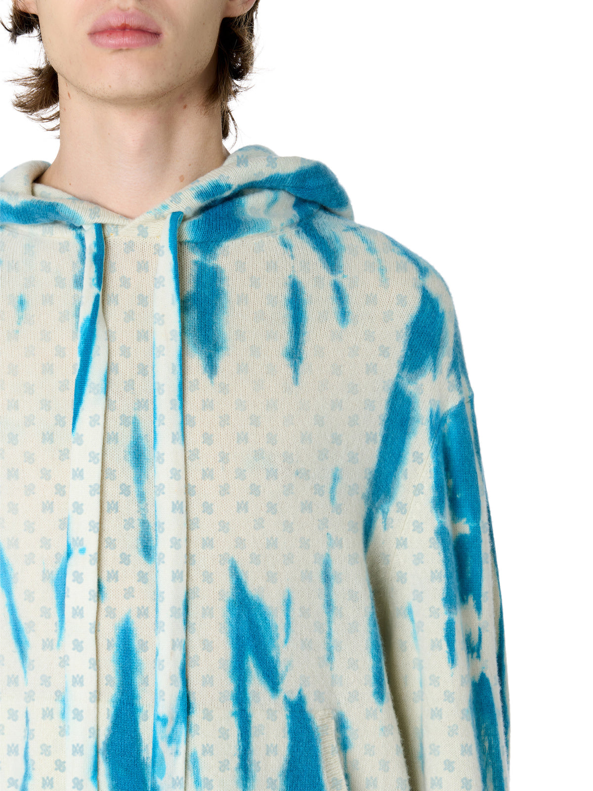 VERTICAL STREAK TIE DYE HOODIE