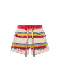 Short tie-dye arc-en-ciel en cachemire - Multi