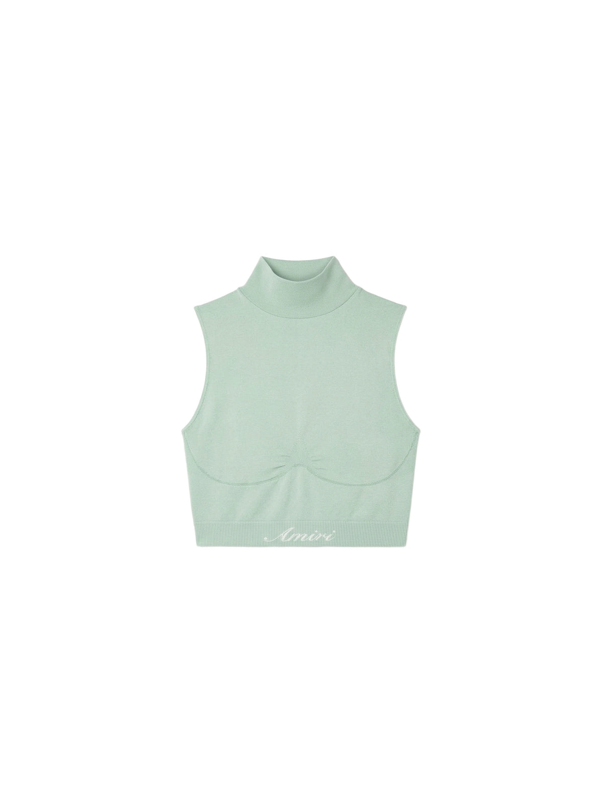 SEAMLESS MOCK NECK TOP
