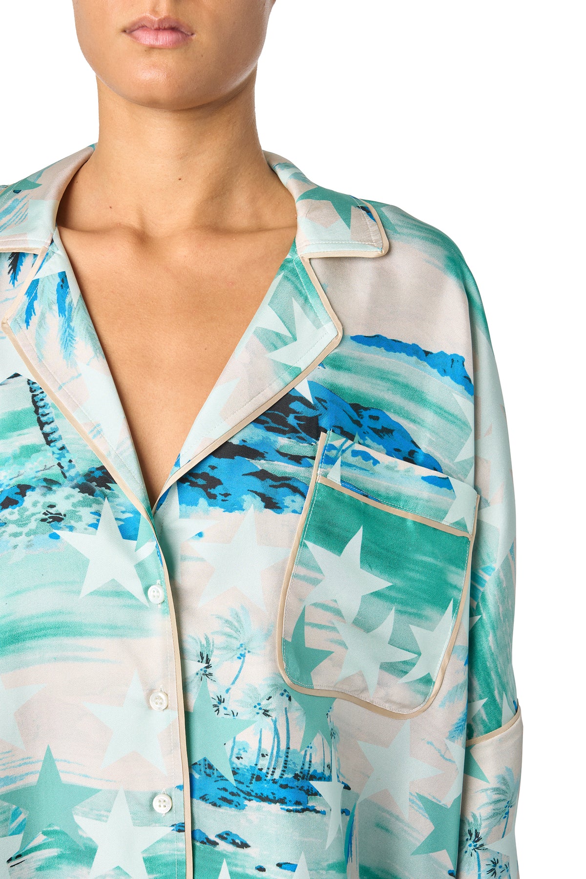 MILITARY STARS S/S PJ SHIRT