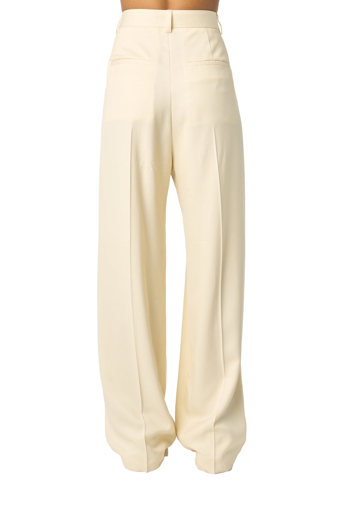 WIDE LEG DOUBLE PLEATED PANT