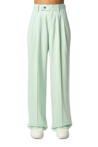 WIDE LEG DOUBLE PLEATED PANT