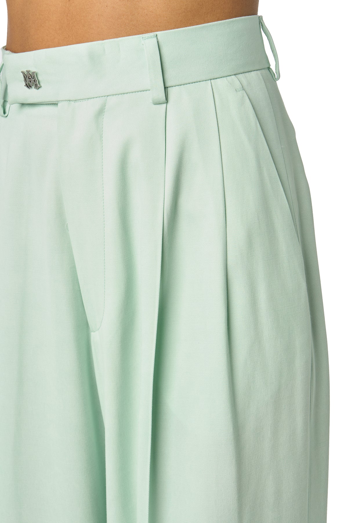 WIDE LEG DOUBLE PLEATED PANT
