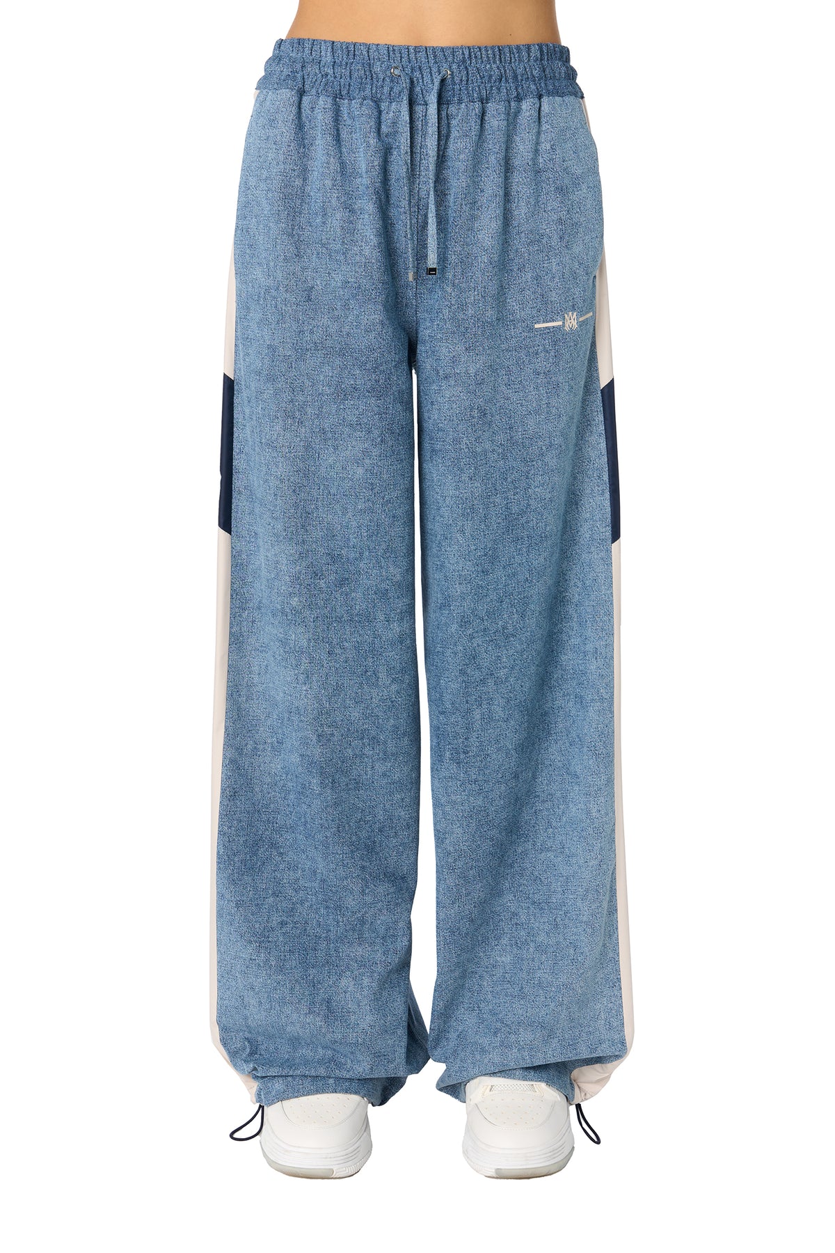 MA CHAMBRAY TRACK PANTS