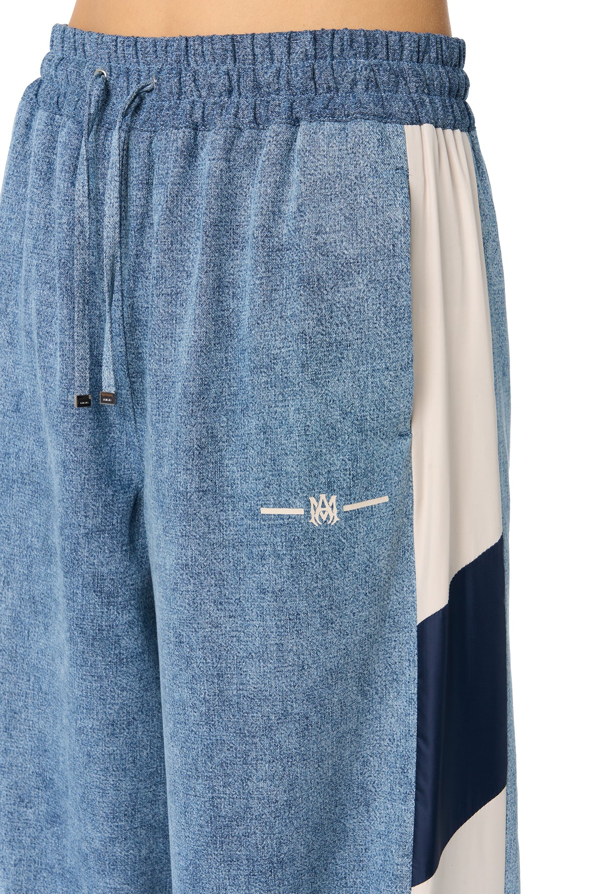 MA CHAMBRAY TRACK PANTS