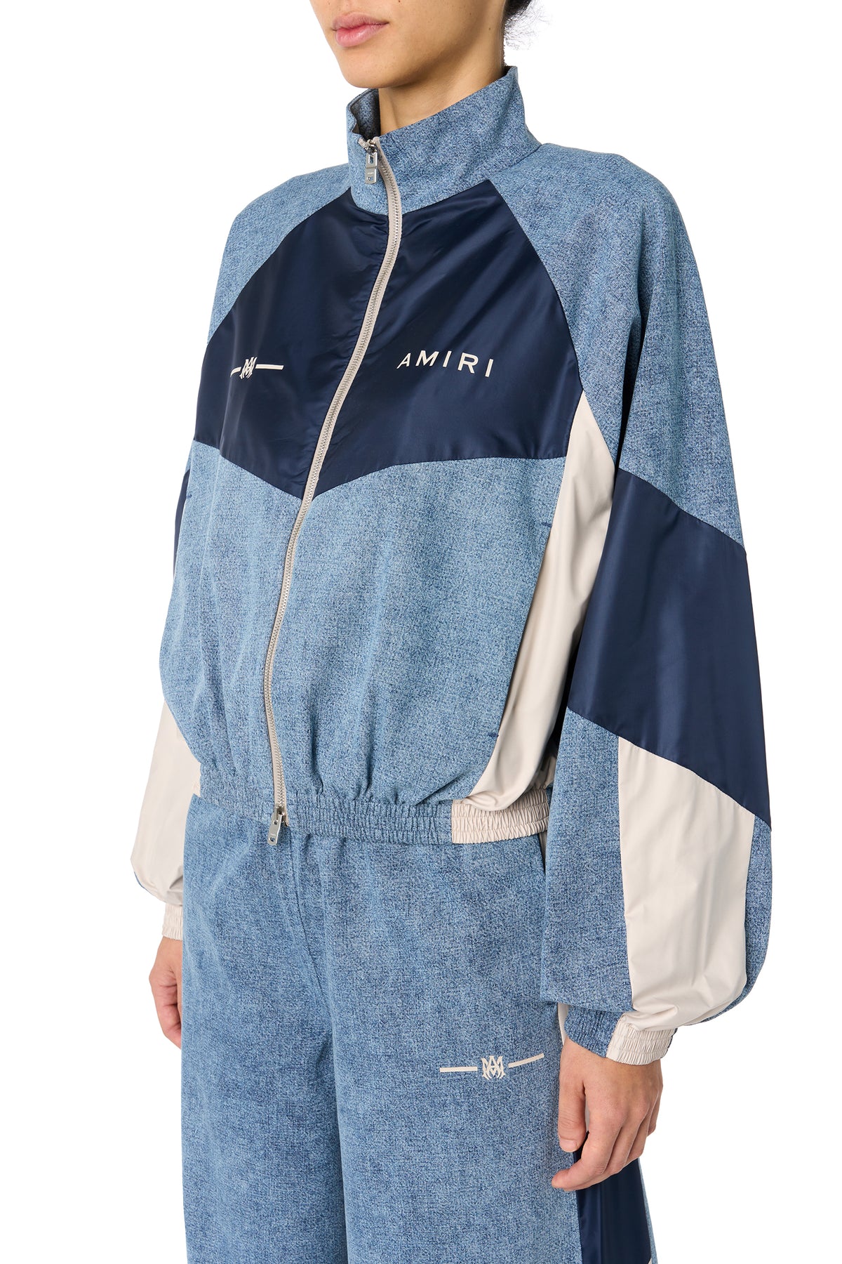 CHAMBRAY RETRO TRACK JACKET
