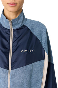 CHAMBRAY RETRO TRACK JACKET