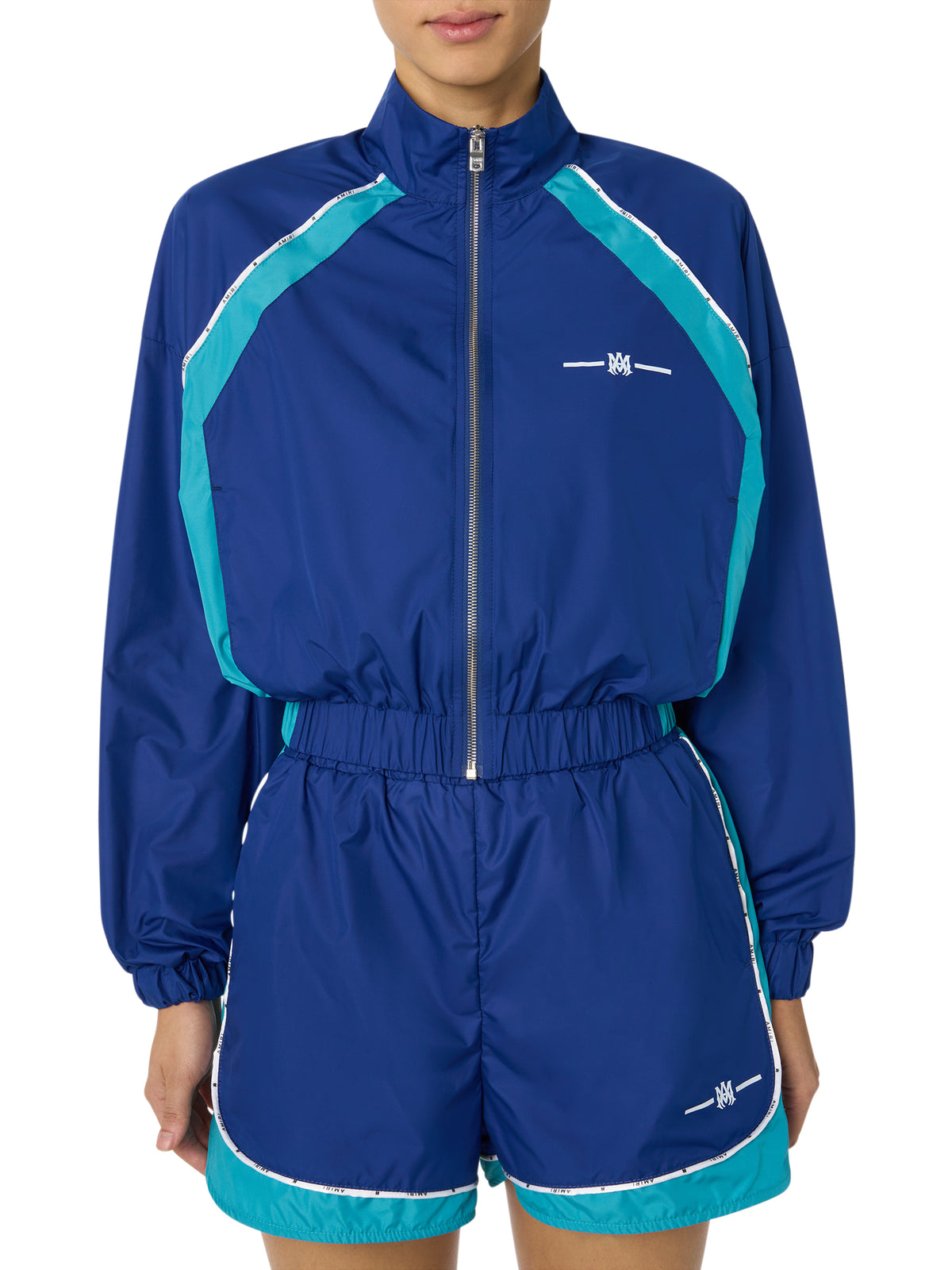 MA NYLON SHRUNKEN TRACK JACKET