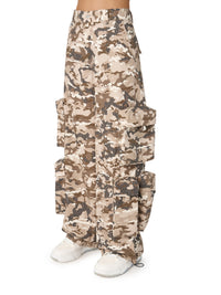 CAMO BAGGY CARGO TROUSER