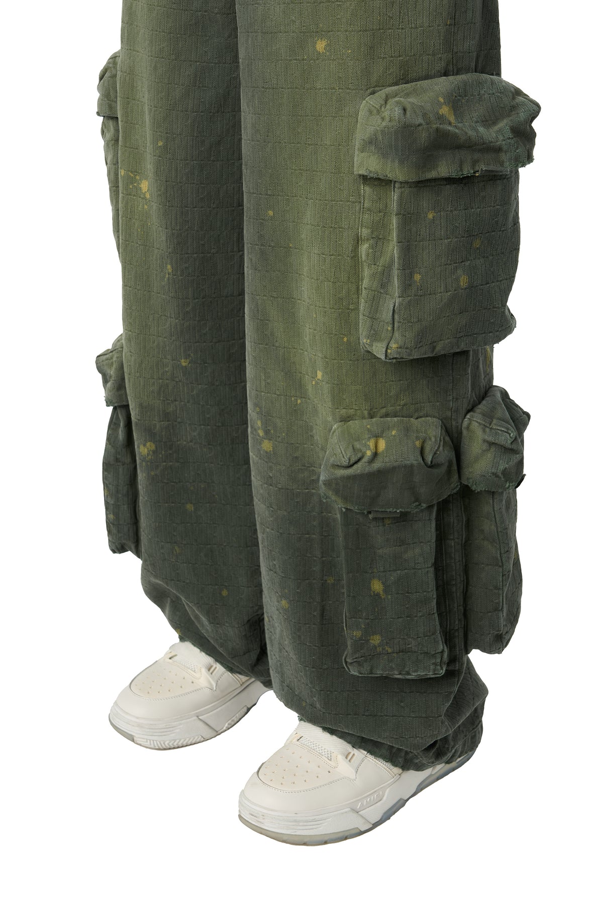 AMIRI JACQUARD PAPERBAG CARGO
