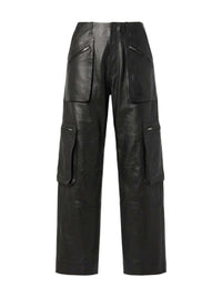 LEATHER CARGO PANT