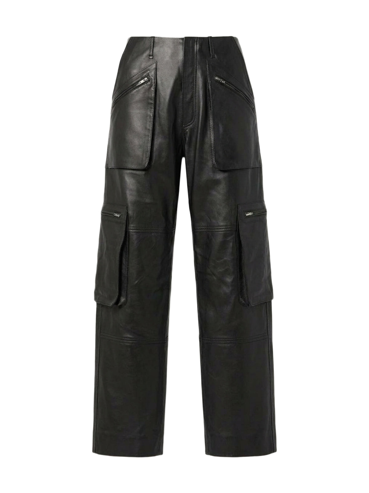 LEATHER CARGO PANT