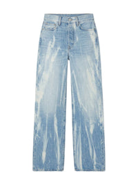 BLEACH OUT WIDE LEG JEAN