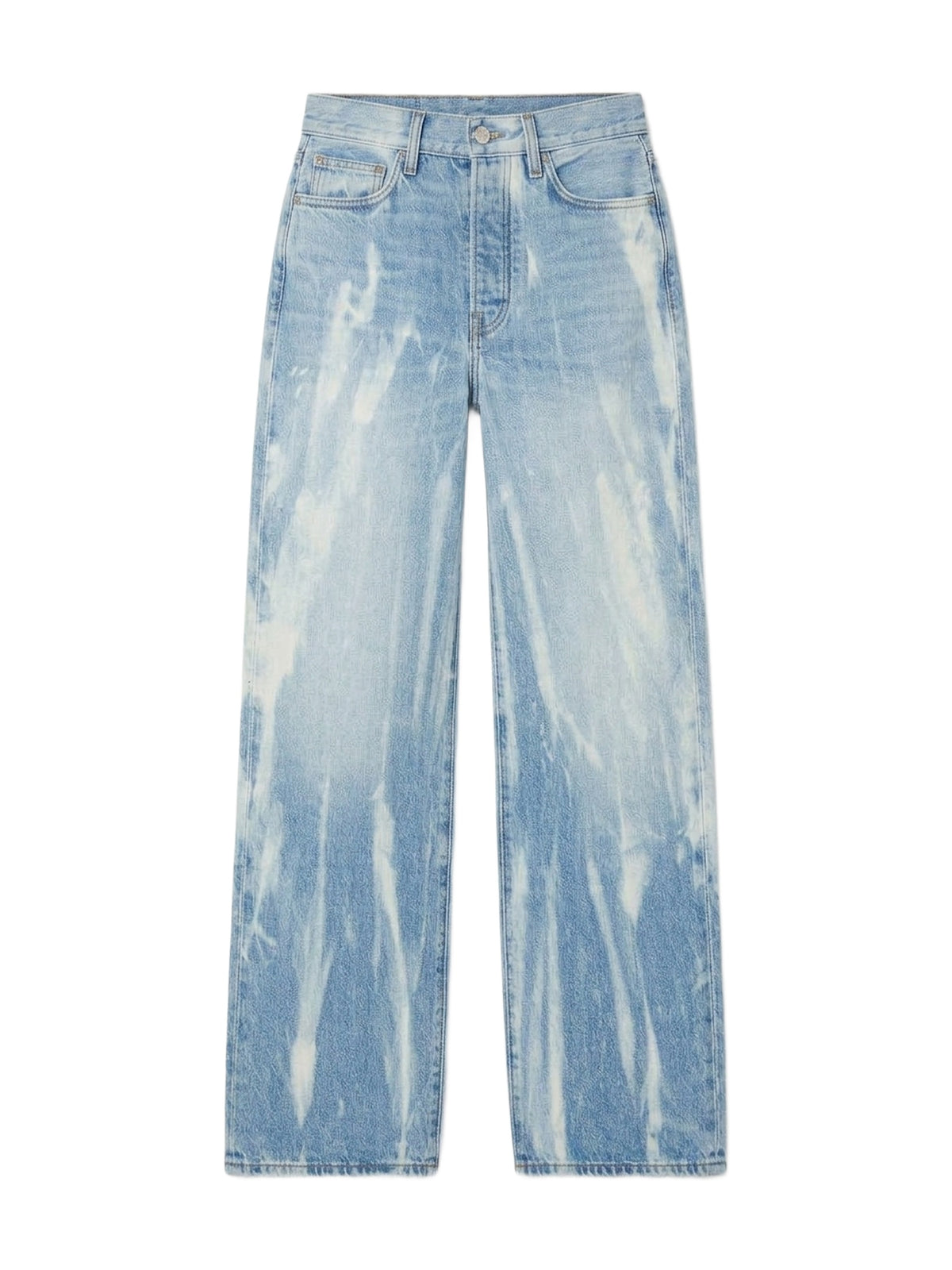 BLEACH OUT WIDE LEG JEAN