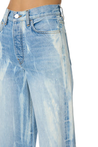 BLEACH OUT WIDE LEG JEAN