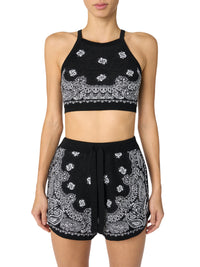 CROPPED BANDANA TANK