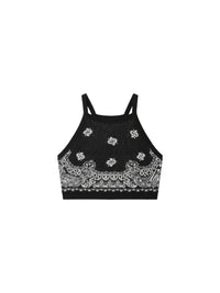 CROPPED BANDANA TANK