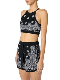CROPPED BANDANA TANK