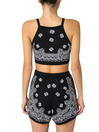 CROPPED BANDANA TANK