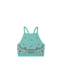 CROPPED BANDANA TANK