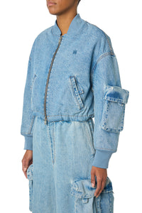 CROPPED BOMBER JACKET