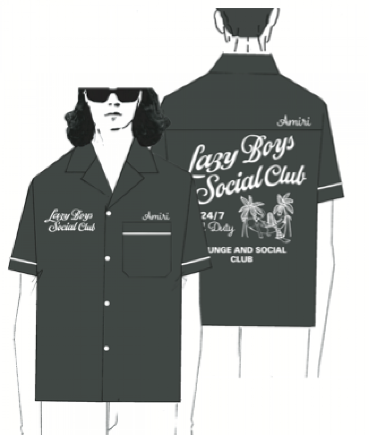 AMIRI HOTEL BOWLING SHIRT