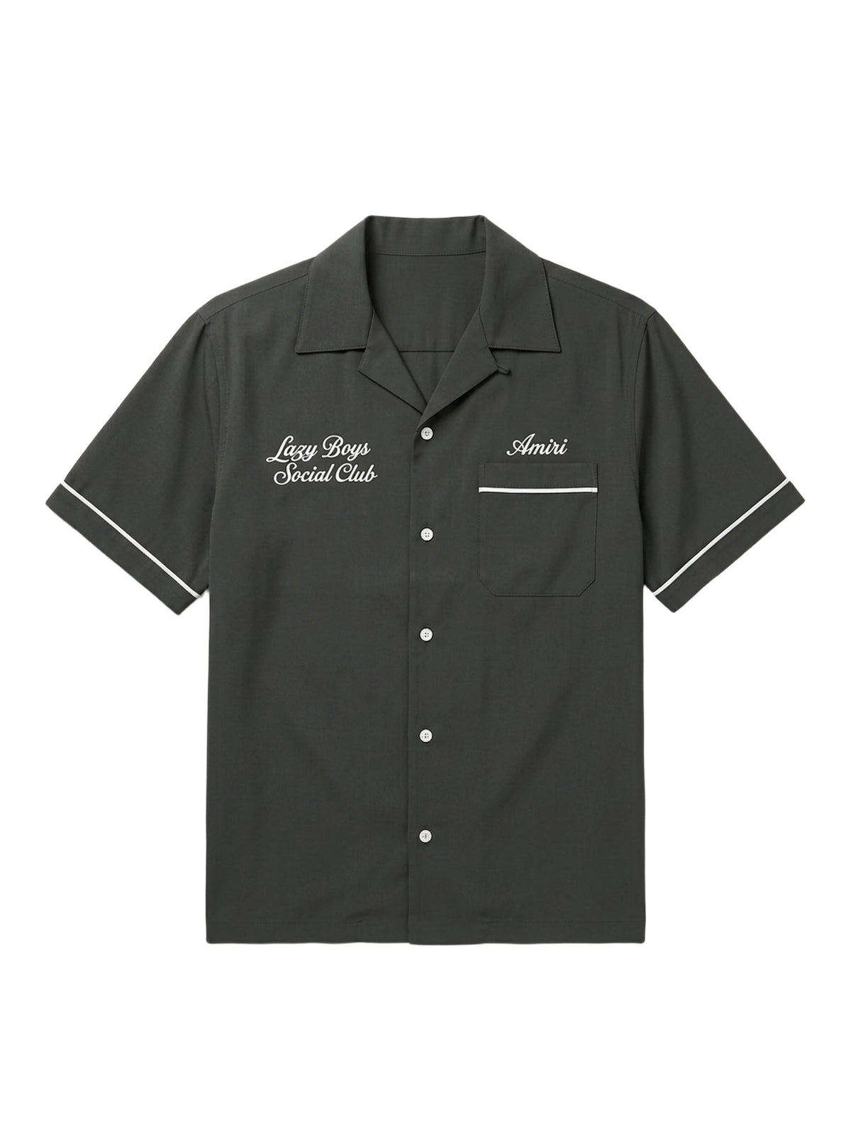 Chemise Bowling Amiri Hotel - Black