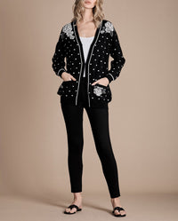 Cardigan Vilota - Black & White