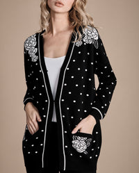 Cardigan Vilota - Black & White