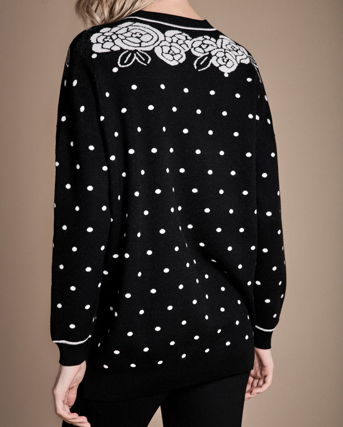 Cardigan Vilota - Black & White