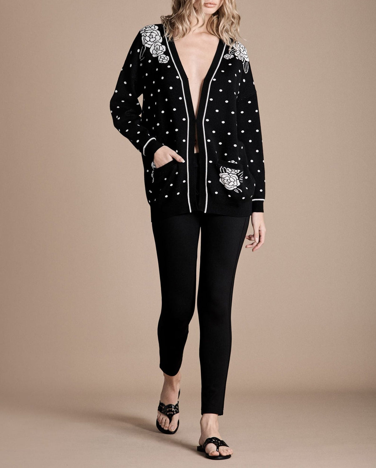 Cardigan Vilota - Black & White