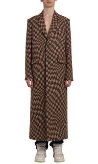 SB JACQUARD WAVY MA OVERCOAT