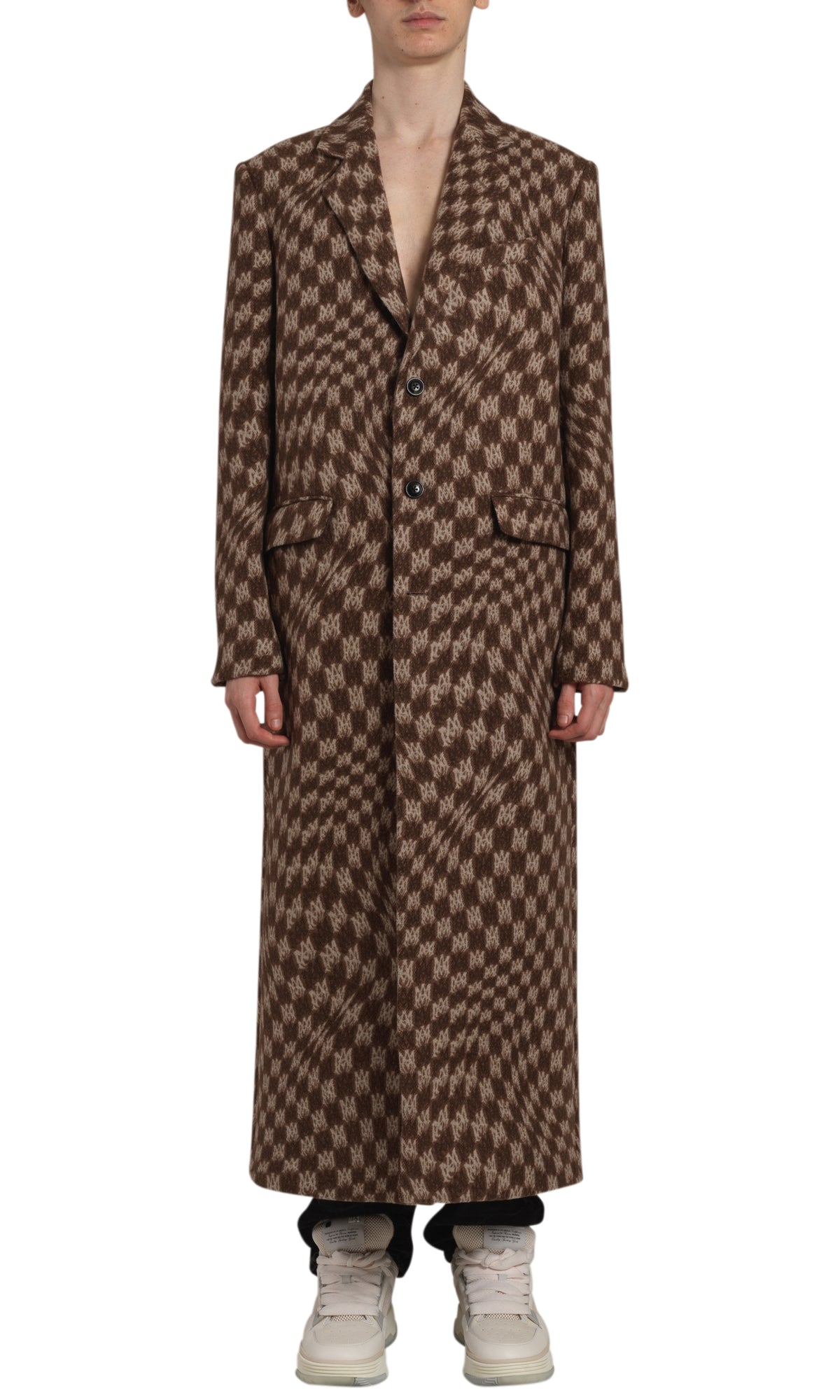SB JACQUARD WAVY MA OVERCOAT