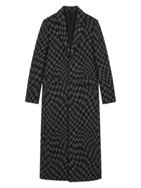 SB JACQUARD WAVY MA OVERCOAT