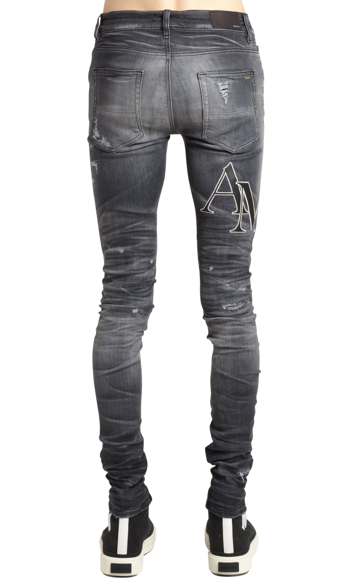 STAGGERED LOGO JEAN