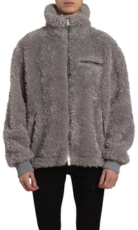 FUZZY TRACK JACKET