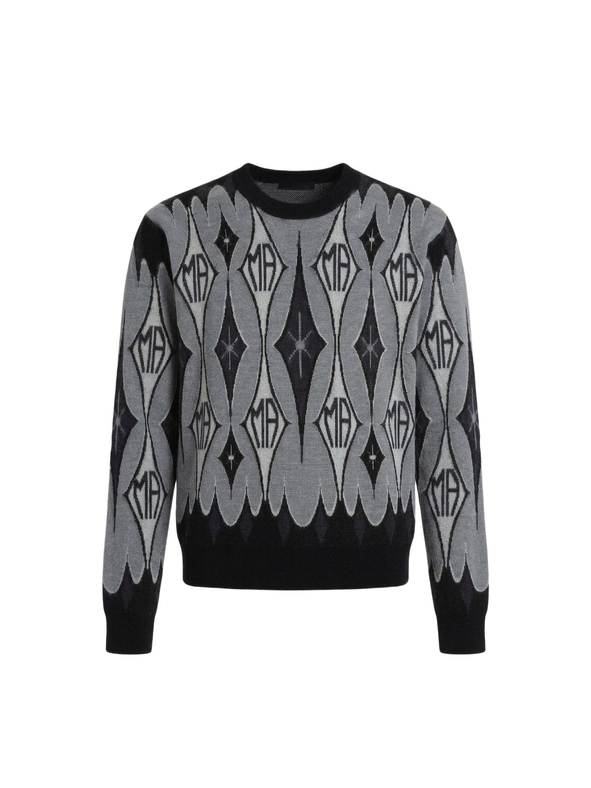 ARGYLE JACQUARD CREW
