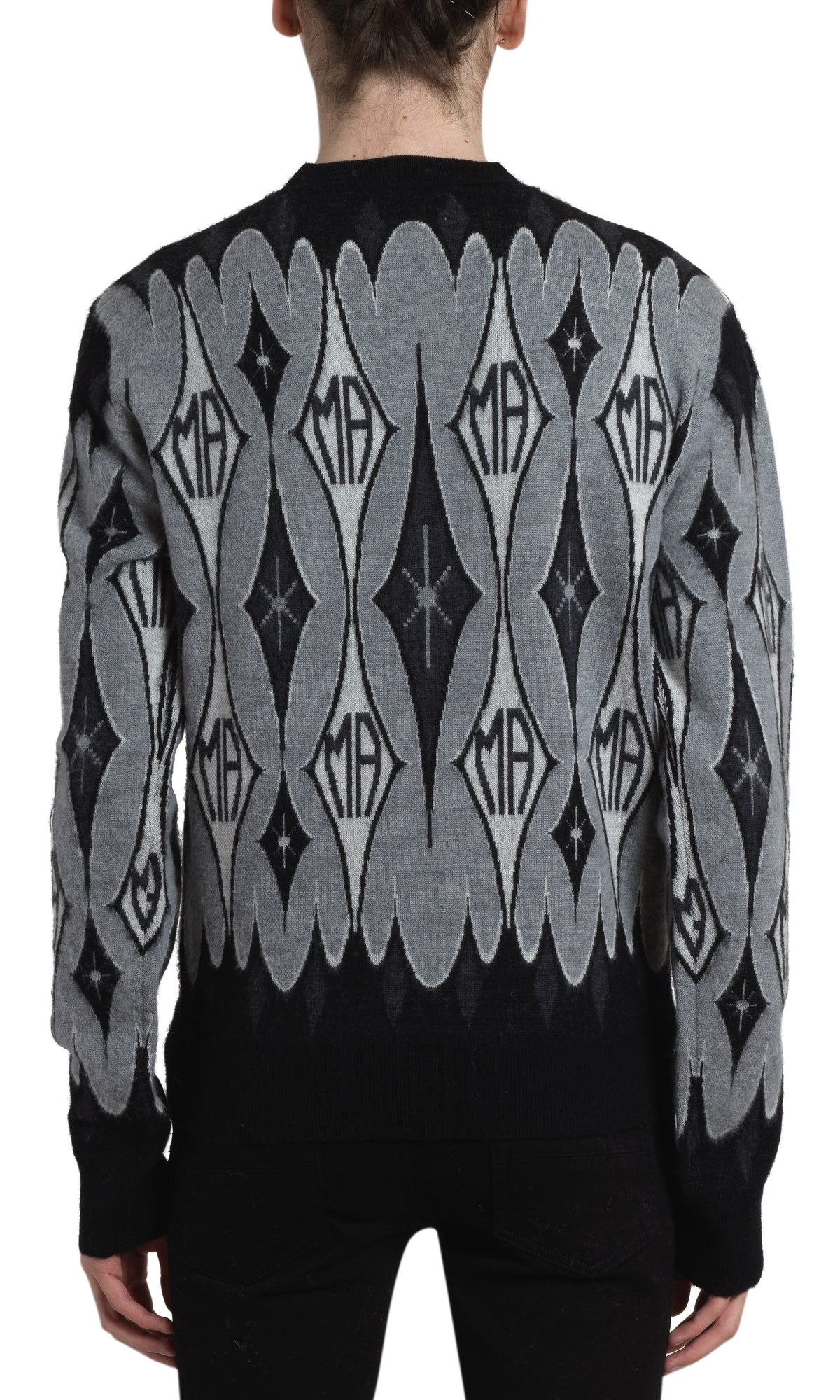 ARGYLE JACQUARD CREW
