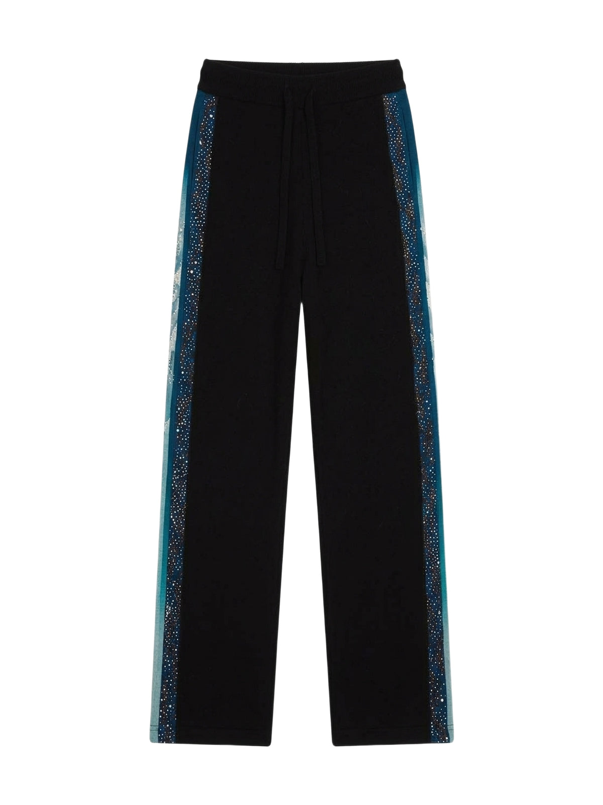 CRYSTAL CABLE KNIT BAGGY PANT