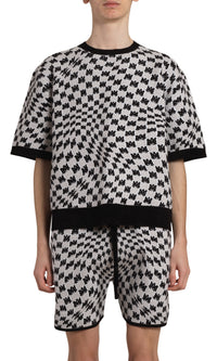 MA SWIRL KNIT TEE