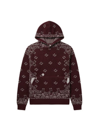 BANDANA KNIT HOODIE