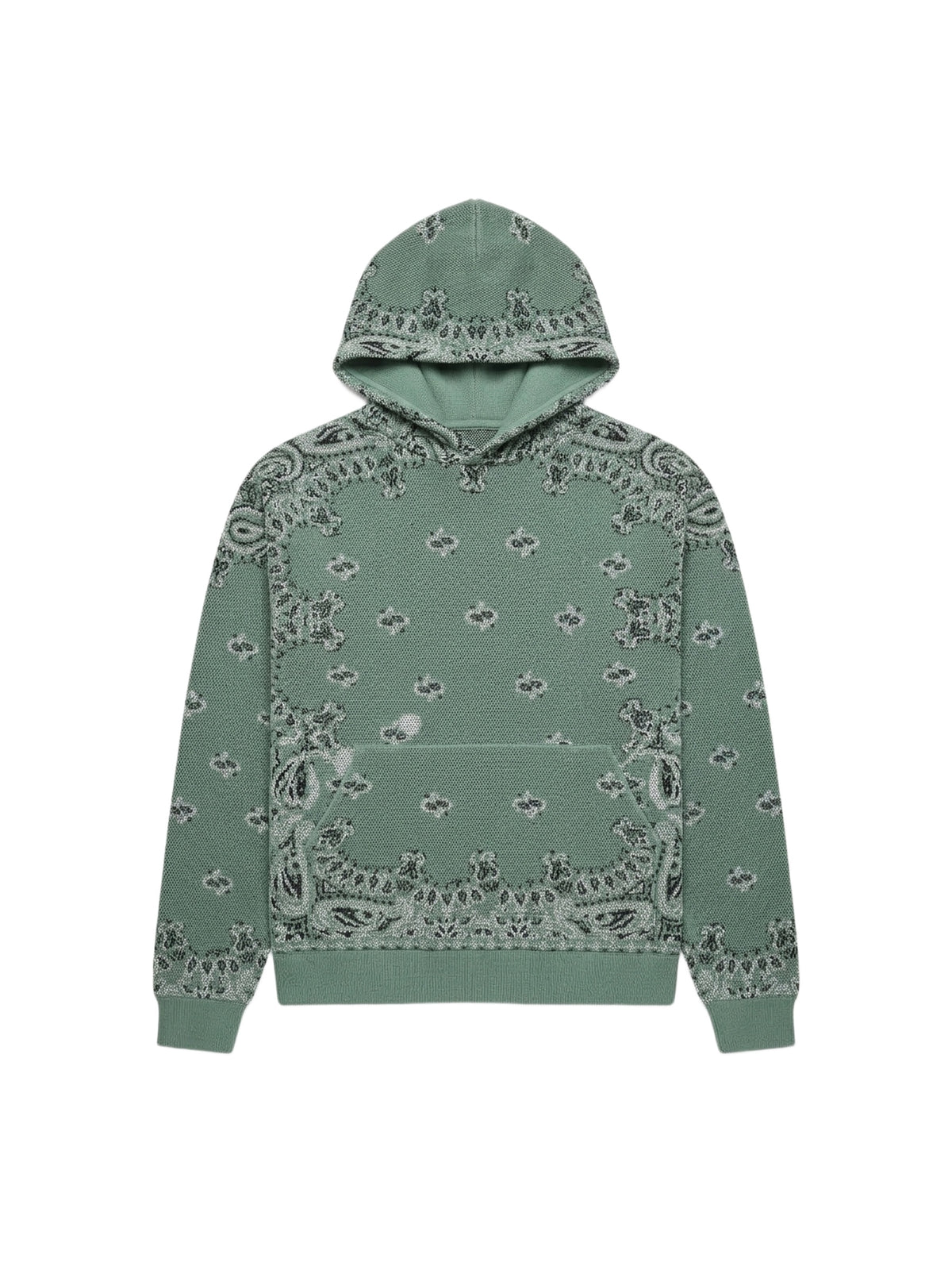 BANDANA KNIT HOODIE