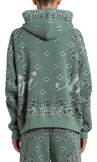 BANDANA KNIT HOODIE