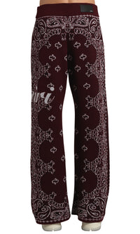 BANDANA KNIT KICK FLARE PANT