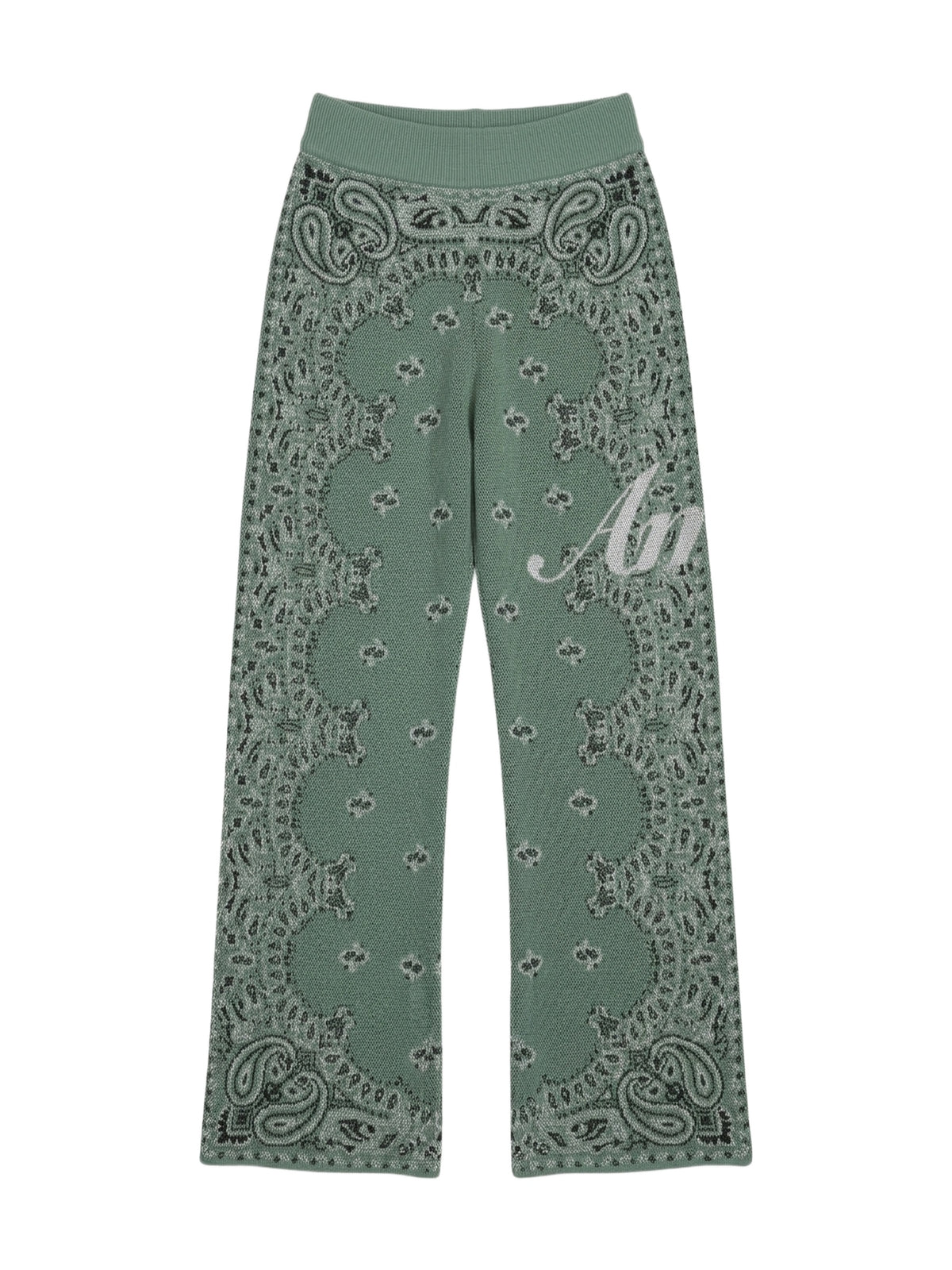 BANDANA KNIT KICK FLARE PANT