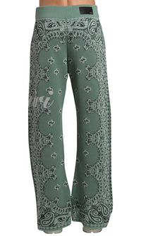 BANDANA KNIT KICK FLARE PANT