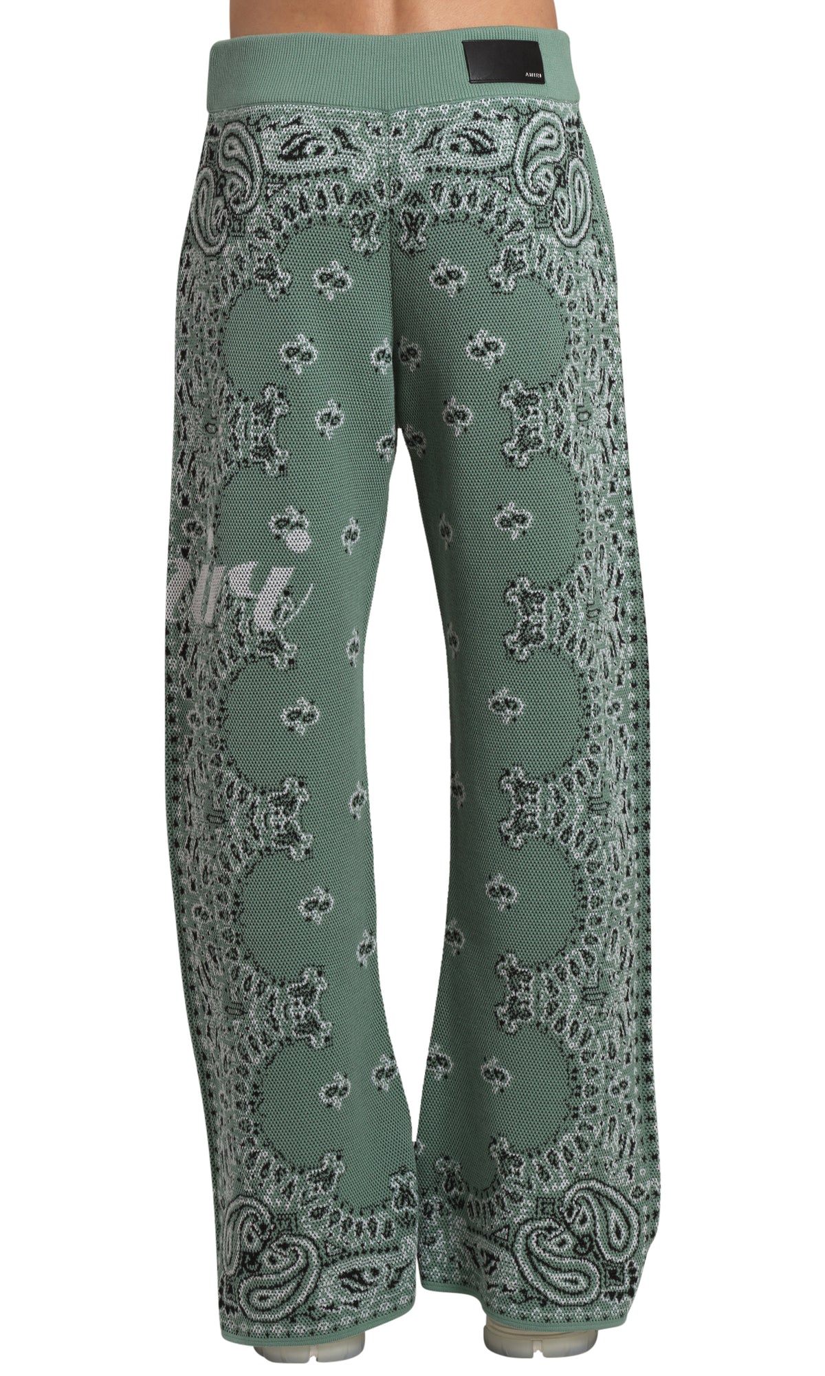 BANDANA KNIT KICK FLARE PANT