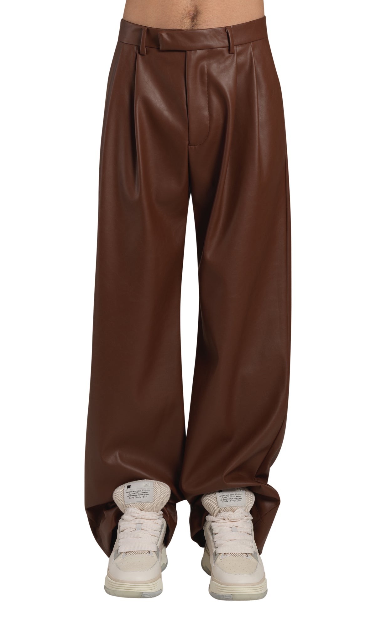 VEGAN DBL PLEAT TROUSER